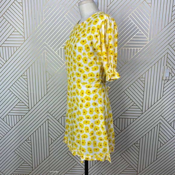 FAITHFULL THE BRAND Florence Mini Dress Yellow - Picture 5 of 12